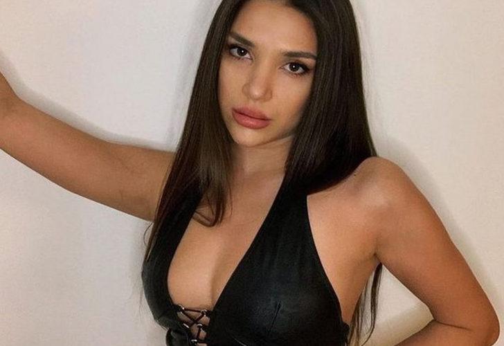 Rafet El Roman'�n k�z� Su El Roman s�per minisiyle poz verdi