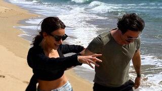Ahmet Kural ile sevgilisi Çağla Gizem Çelik'ten tatil pozu