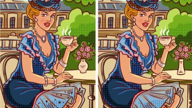 İki resim arasındaki 7 fark size göz kırpıyor! Ne kadar sürede bulabilirsiniz?