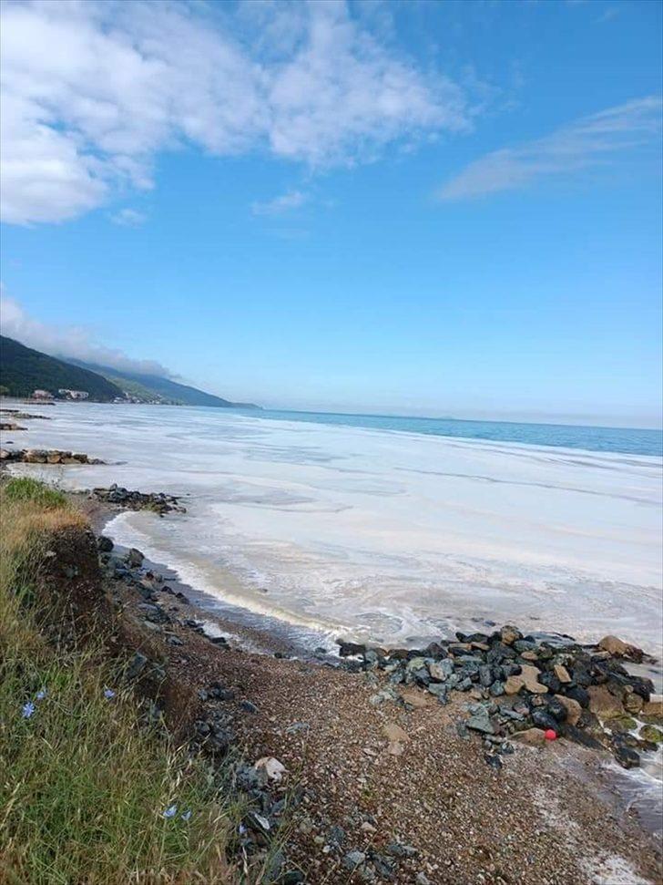 Yalova sahillerini kaplayan deniz salyası rüzgarın etkisiyle dağılmaya başladı G1
