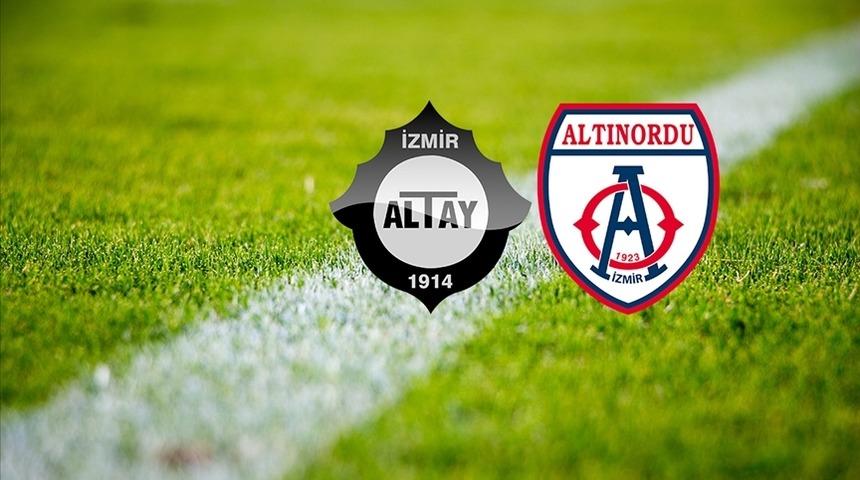 Süper Lig için zorlu mücadele! | Altay - Altınordu final maçı ne zaman? Altay – Altınordu maçı hangi kanalda?
