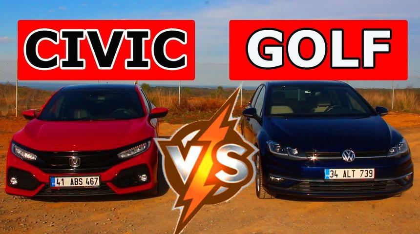 2019 Honda Civic VS 2019 Volkswagen Golf | Tarafını Seç!