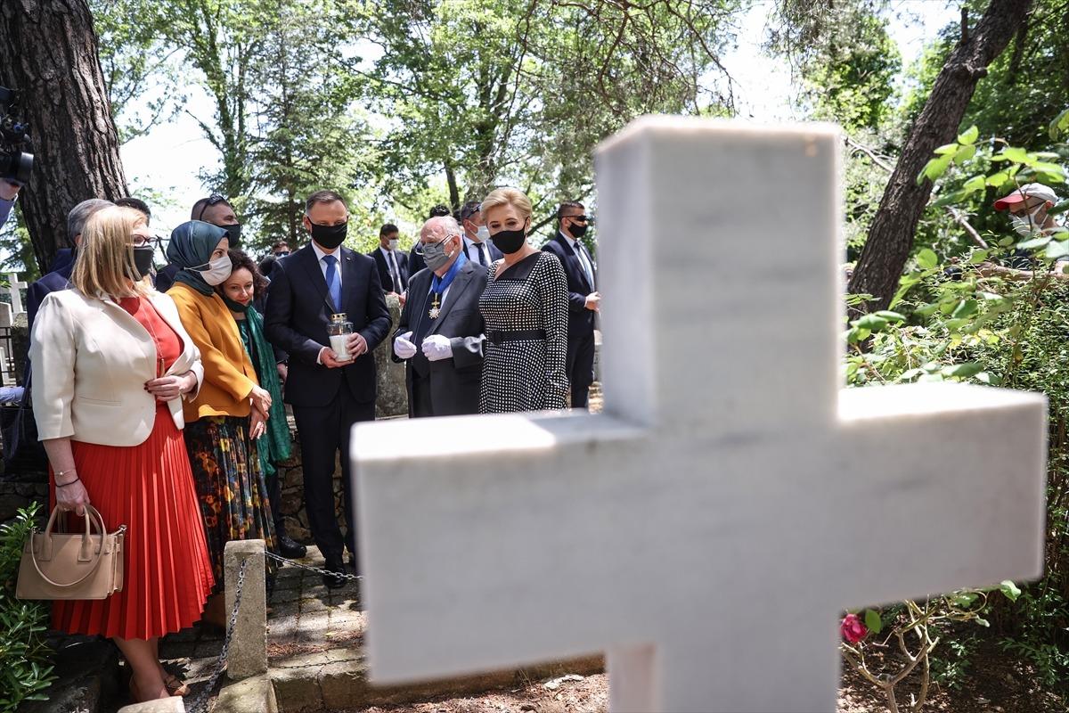 Polonya Cumhurbaşkanı Duda, Fener Rum Patrikhanesini ziyaret etti