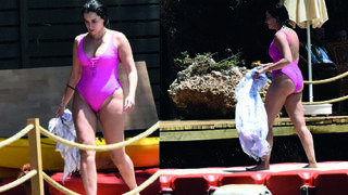 Geçtiğimiz ay koronavirüsü yenen Hande Doğandemir fazla kilolarıyla dikkat çekti!