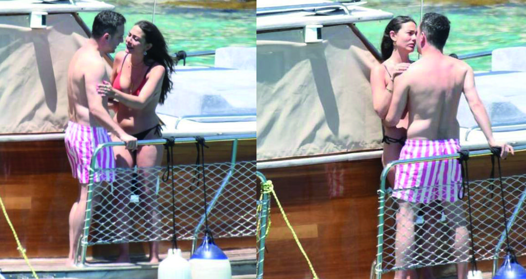 Aşk sarhoşu Oğuzhan Ko&ccedil; sevgilisi Demet &Ouml;zdemir'i &ouml;p&uuml;c&uuml;klere boğdu!