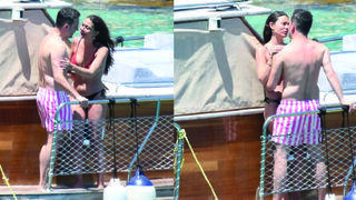 Aşk sarhoşu Oğuzhan Koç sevgilisi Demet Özdemir'i öpücüklere boğdu!