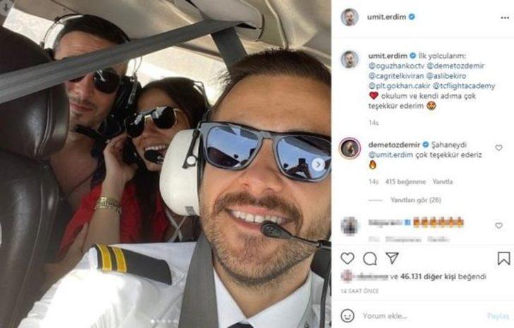 Ümit Erdim oyunculuktan sonra pilotluğa soyundu! G4