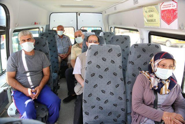 Tunceli'de aşılanmak isteyen vatandaşlara ücretsiz servis imkanı