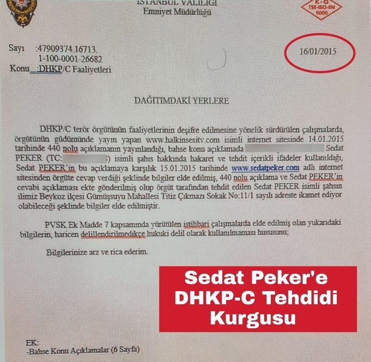 Suç örgütü elebaşı Sedat Peker'e "DHKP-C tehdidi" bahanesiyle verilen koruma kararında FETÖ izi tespit edildi G1