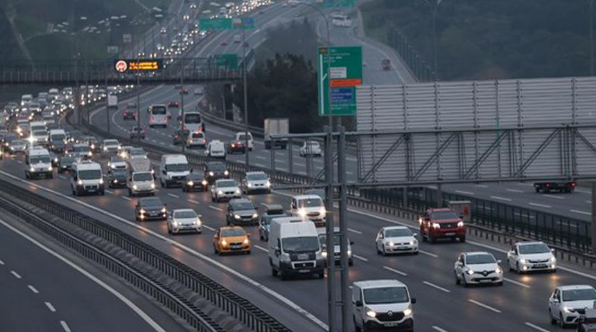 İstanbul'da trafik yoğunluğu yüzde 70'i geçti