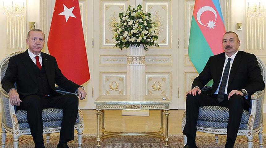 Cumhurbaşkanı Erdoğan'dan İlham Aliyev'e 'Cumhuriyet Günü' mesajı