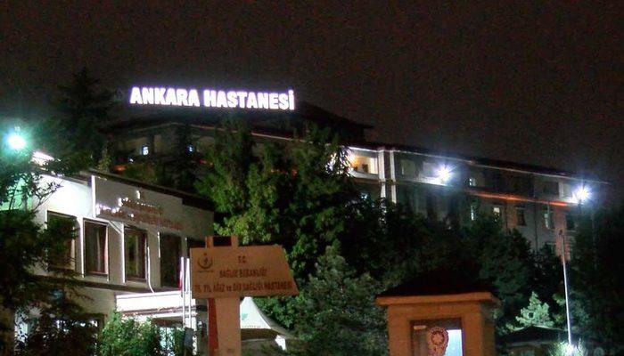 Ankara'da hastanın bıçaklı saldırısına uğrayan doktor yaralandı