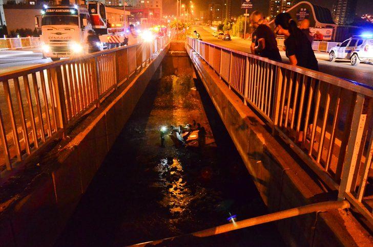 Mersin'de otomobil köprüden dere yatağına düştü: 1 yaralı G1