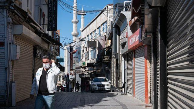 boş istanbul sokakları