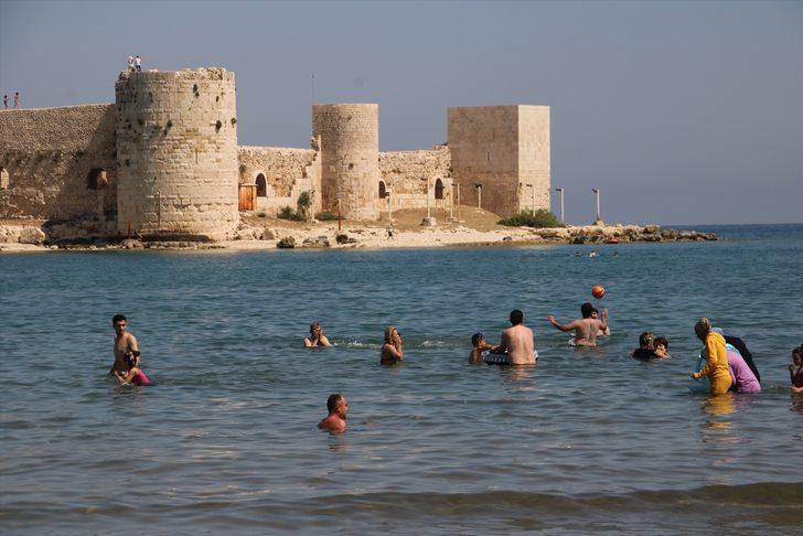 Mersin Kızkalesi'nde turizm sezonu Kovid-19 tedbirleri alınarak açıldı G3