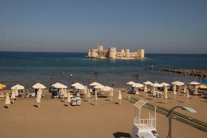 Mersin Kızkalesi'nde turizm sezonu Kovid-19 tedbirleri alınarak açıldı G4