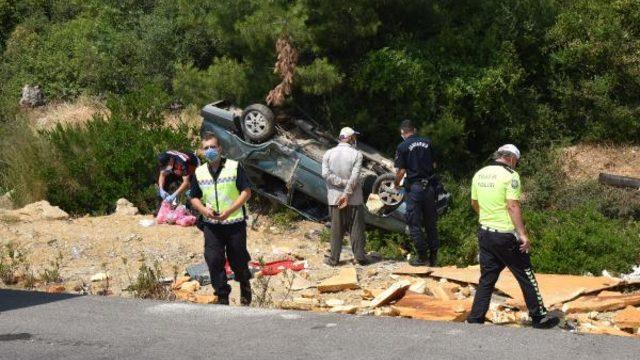 Takla atan otomobilden burnu bile kanamadan çıktı! İlk sözü bakın ne oldu