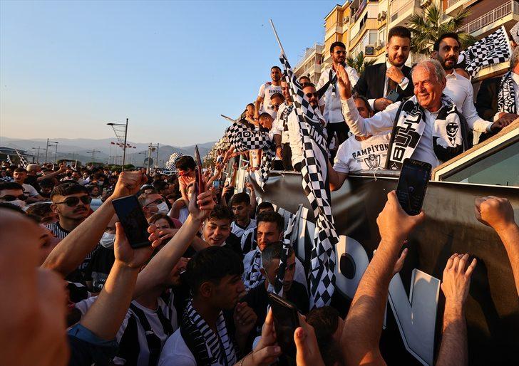 Süper Lig vizesi alan Altay İzmir'de şampiyonluğunu kutladı G3