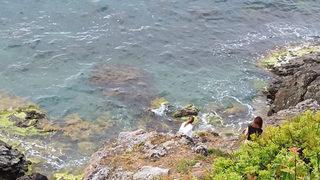 Sarıyer'de kayalıklarda mahsur kalan iki kişi kurtarıldı