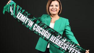 Başkan Fatma Kaplan Hürriyet’ten Kocaelispor’a kutlama