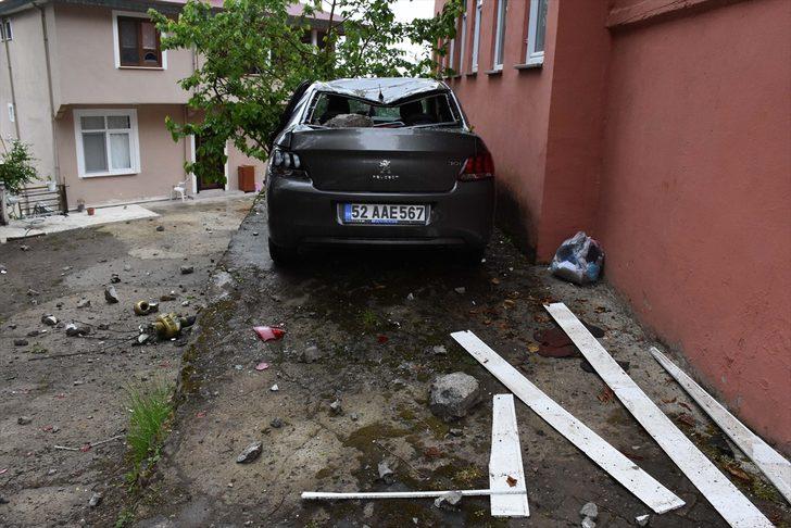 Ordu'da yıldırım isabet eden minare hasar gördü G5