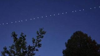 Starlink uyduları Şırnak semalarında görüldü