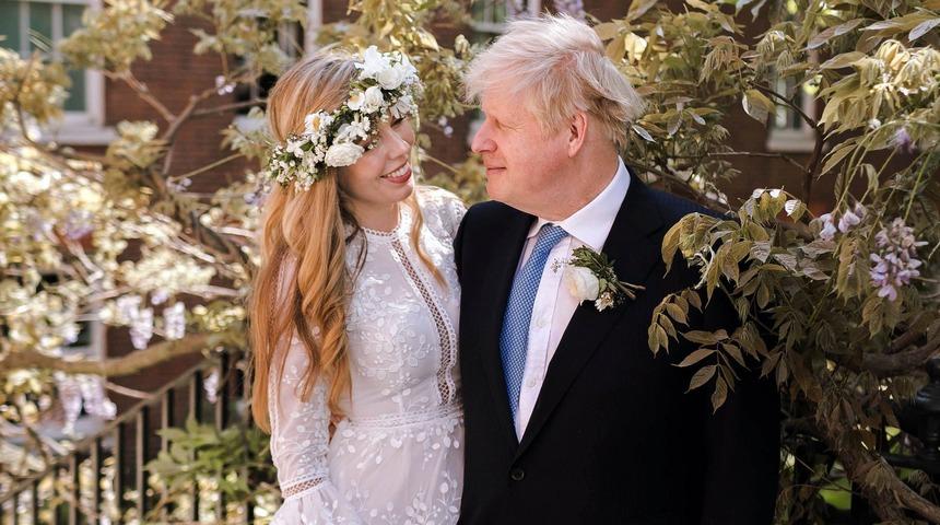 İngiltere Başbakanı Boris Johson ve Carrie Symonds Westminster Katedrali'nde evlendi