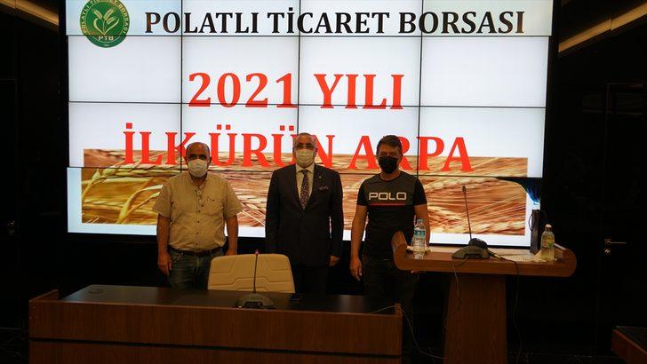 Polatlı Ticaret Borsası'nda ilk mahsul arpa işlem gördü G1