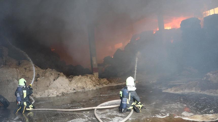 İplik fabrikasında korkutan yangın