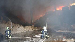 İplik fabrikasında korkutan yangın