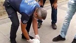 Dilencinin sakladığı paralar bebek bezinde çıktı