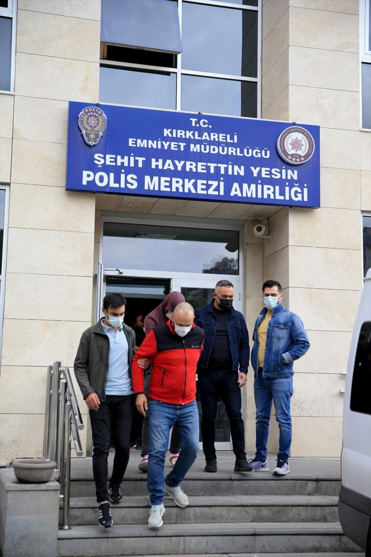 Kırklareli'nde fuhuş operasyonunda 11 ş&uuml;pheli g&ouml;zaltına alındı