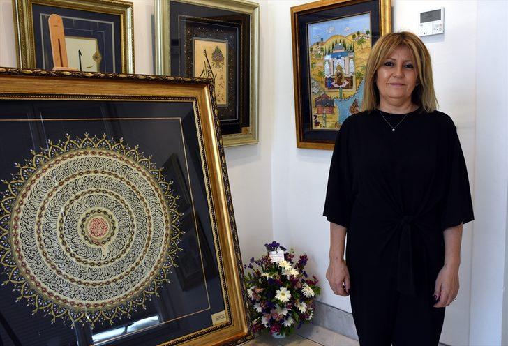 Hobi amacıyla başladığı tezhip ve minyatür sanatlarını gelecek kuşaklara aktarmaya çalışıyor G1