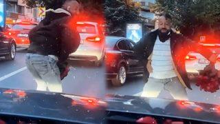 Kerimcan Durmaz'a çiçekçiden twerk dansı! O anları kameraya çekti