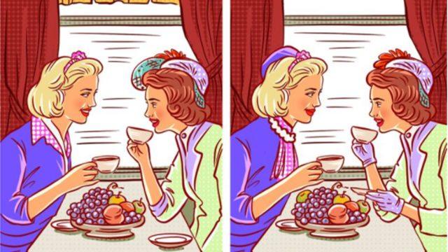 Her yaşa uygun eğlenceli bir bulmaca! İki resim arasındaki 7 farkı ne kadar sürede bulabilirsiniz?