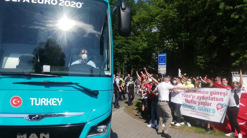 A Milli Takım, Almanya’ya ulaştı