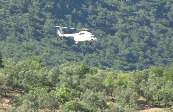 Edremit'te bitki örtüsü yangını G3