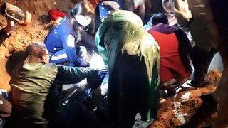 Göçükte kardeş öldü ağabey ağır yaralı