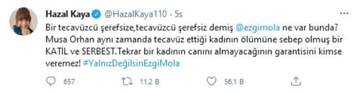 Sanat camiası Ezgi Mola için seferber oldu: Az bile söylemiş G2