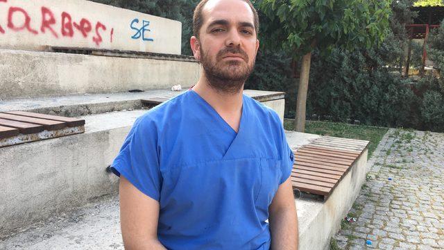 Hastanede dehşet! Asistan doktoru makasla kovalayıp yumrukladı