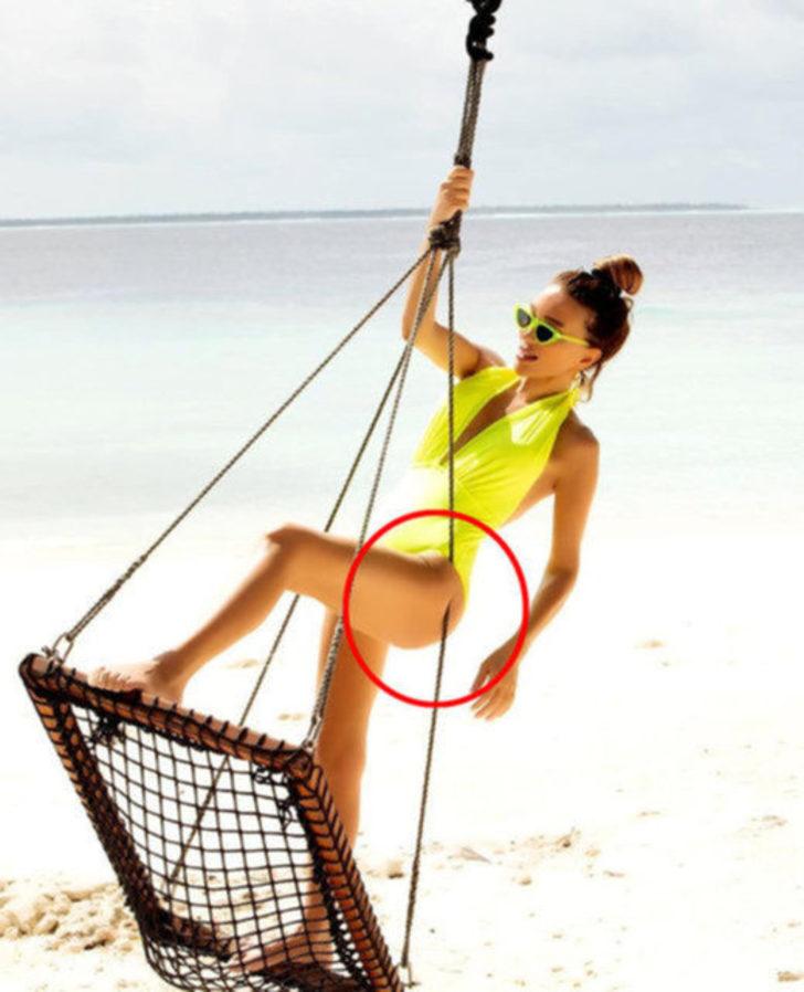 Seren Serengil yine photoshop kurbanı oldu! Bu kez göbek deliğini yok etti G3