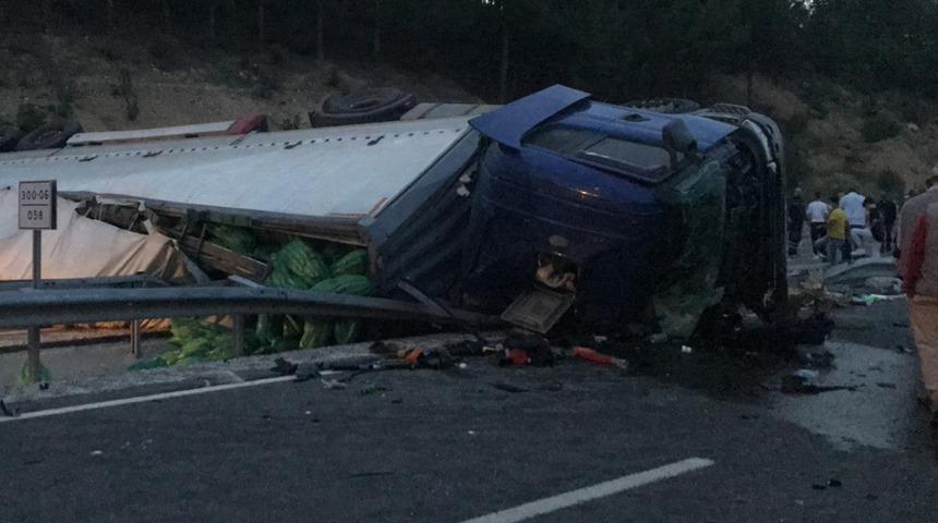 Feci TIR kazası! 10 yaşındaki çocuk hayatını kaybetti