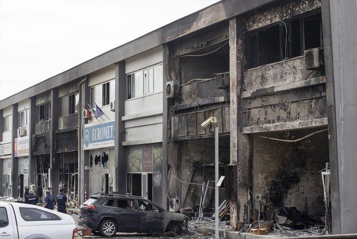 Başkentte kimyasal madde üreten merkezde çıkan yangında 38 iş yeri zarar gördü G4