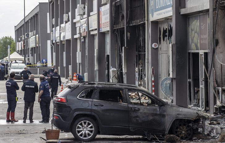 Başkentte kimyasal madde üreten merkezde çıkan yangında 38 iş yeri zarar gördü G5