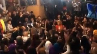 Koronavirüs unutuldu! Maske ve sosyal mesafesiz düğün