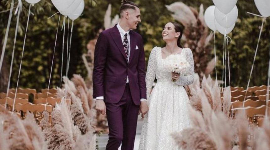 Kayserisporlu kaleci Silviu Lung evlendi