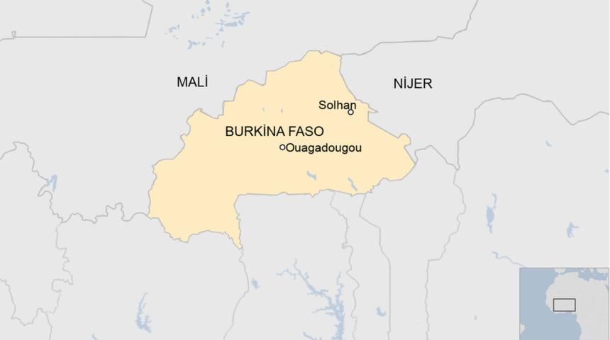 Burkina Faso'da bir k&ouml;ye d&uuml;zenlenen silahlı saldırıda yaklaşık 100 kişi &ouml;ld&uuml;r&uuml;ld&uuml;