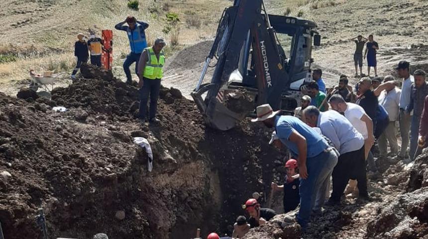 Kahramanmaraş'ta millet bahçesi inşaatında göçük! 1 işçi hayatını kaybetti