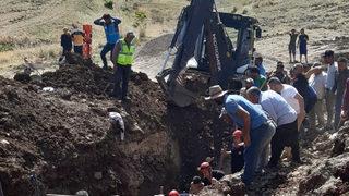 Kahramanmaraş'ta millet bahçesi inşaatında göçük! 1 işçi hayatını kaybetti