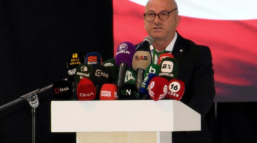 Bursaspor'un yeni başkanı Hayrettin G&uuml;lg&uuml;ler oldu